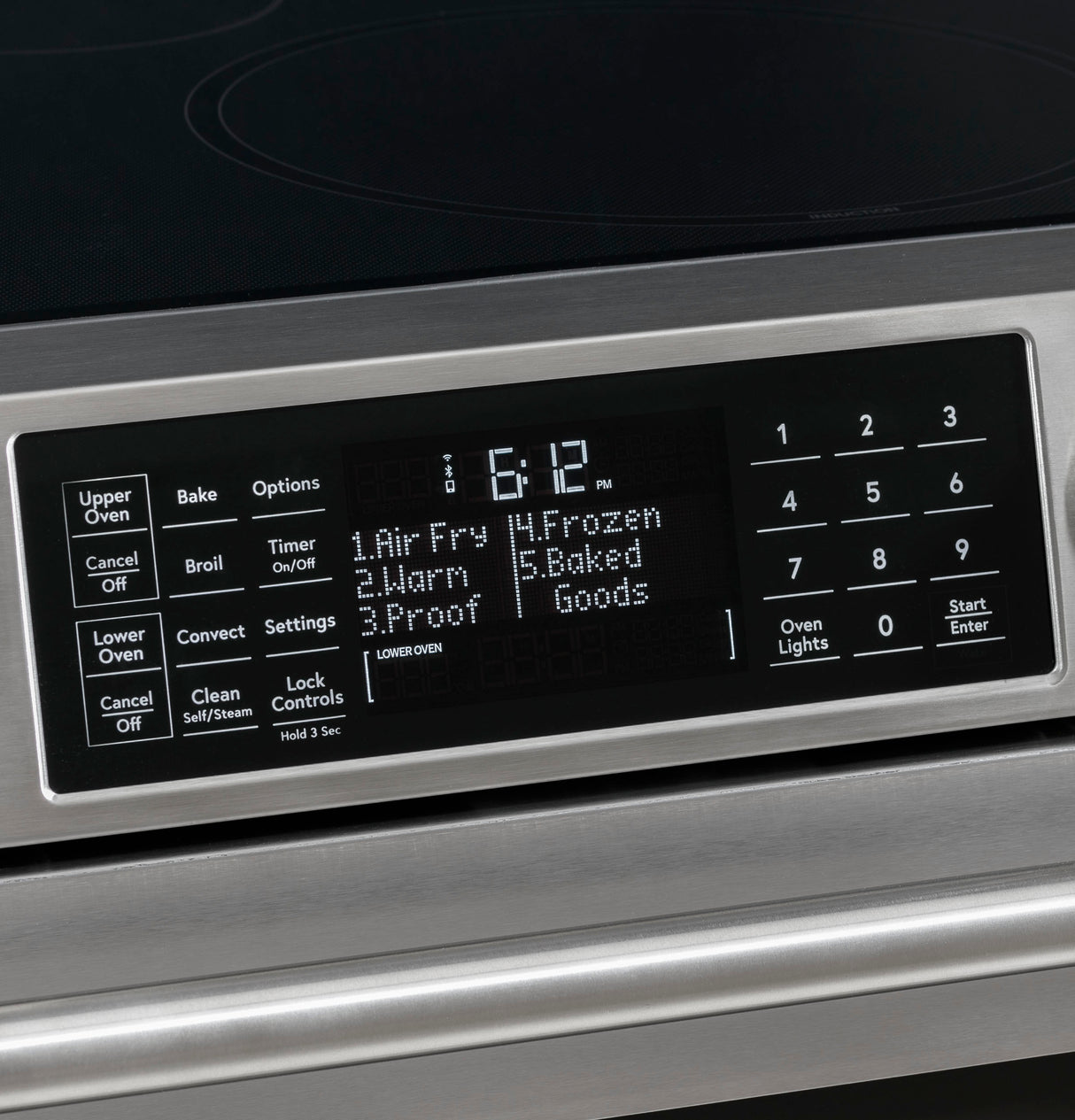 Caf(eback)(TM) 30" Smart Slide-In, Front-Control, Radiant and Convection Double-Oven Range - (CES750P4MW2)