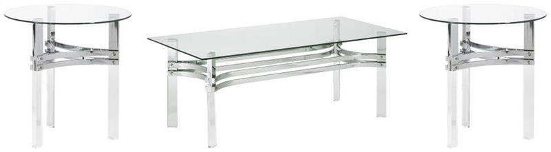 Coffee Table With 2 End Tables - (PKG007170)