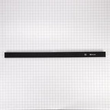 36" Range Downdraft Vent Top Trim - Black