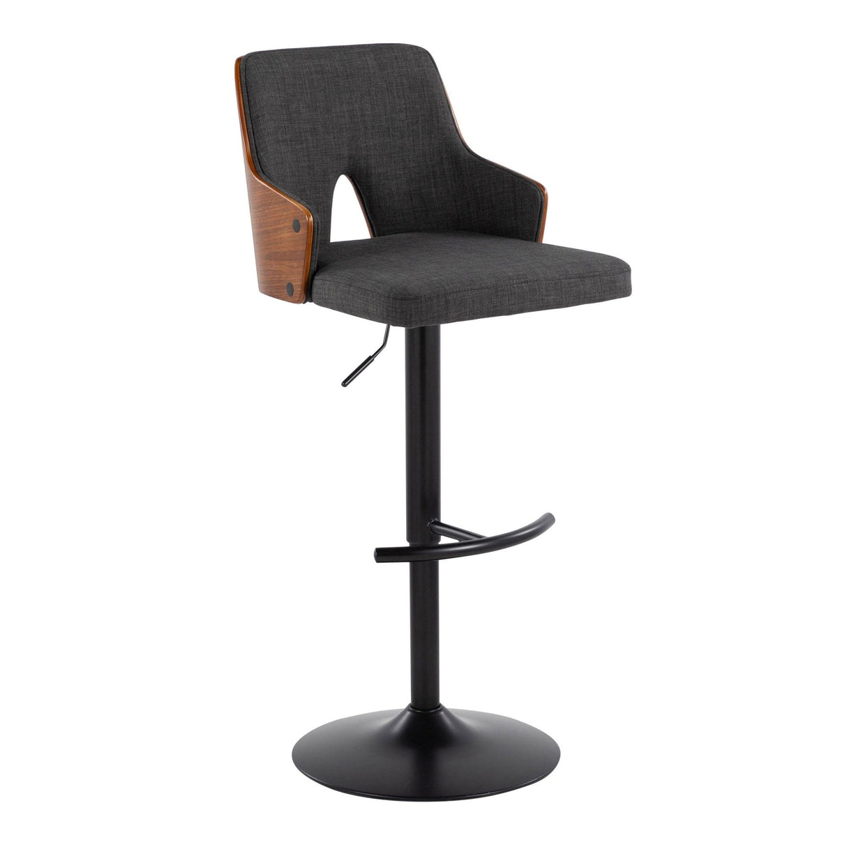 Stella - Adjustable Barstool (Set of 2) - Black Base