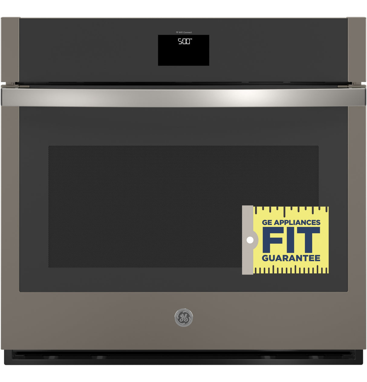 GE(R) 30" Smart Built-In Self-Clean Convection Single Wall Oven with Never Scrub Racks - (JTS5000ENES)