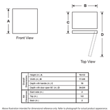 Hotpoint(R) 1.7 cu. ft. ENERGY STAR(R) Qualified Compact Refrigerator - (HME02GGMBB)