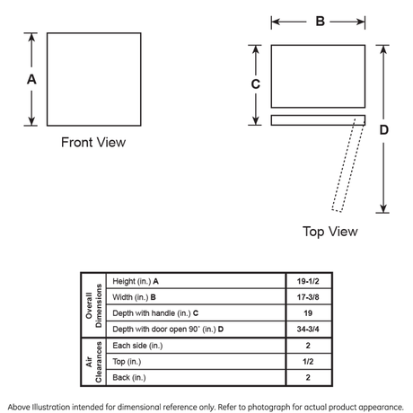 Hotpoint(R) 1.7 cu. ft. ENERGY STAR(R) Qualified Compact Refrigerator - (HME02GGMBB)