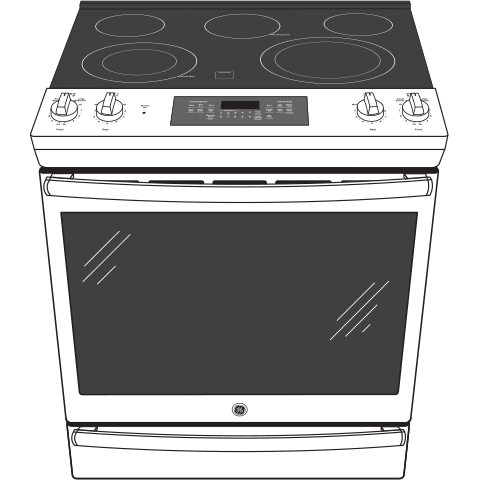 GE(R) 30" Slide-In Electric Convection Range - (JS760SLSS)