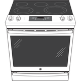 GE(R) 30" Slide-In Electric Convection Range - (JS760SLSS)