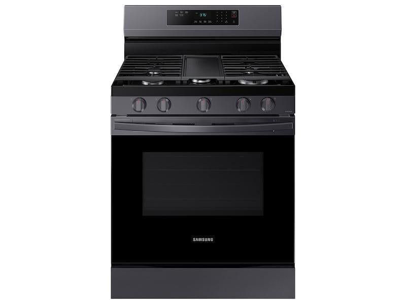 6.0 cu. ft. Smart Freestanding Gas Range with 18K BTU Dual Power Burner & Self Clean in Black Stainless Steel - (NX60A6311SG)