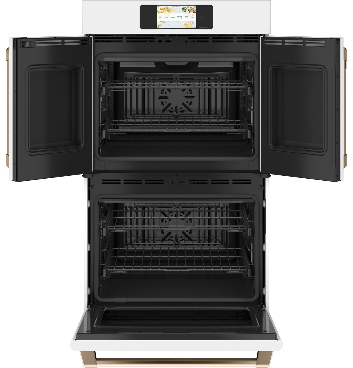 Caf(eback)(TM) Professional Series 30" Smart Built-In Convection French-Door Double Wall Oven - (CTD90FP4NW2)