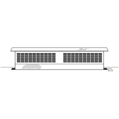 Universal 36" Telescopic Downdraft System - (UVB36SKSS)