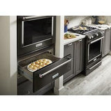 27" Single Wall Oven With Even-Heat True Convection - Black