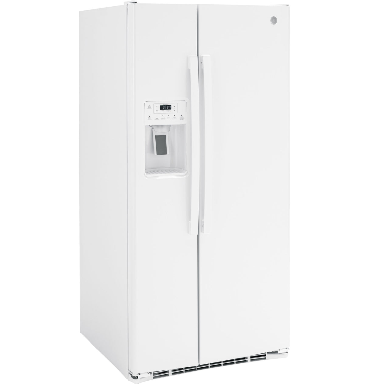 GE(R) 23.0 Cu. Ft. Side-By-Side Refrigerator - (GSS23GGPWW)