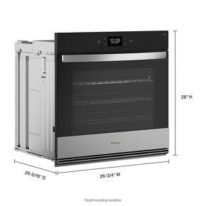 43 Cubic Feet Single Smart Wall Oven With Air Fry - Gray