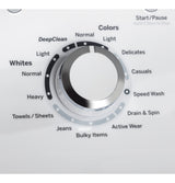 GE(R) 4.5 cu. ft. Capacity Washer with Stainless Steel Basket - (GTW465ASNWW)