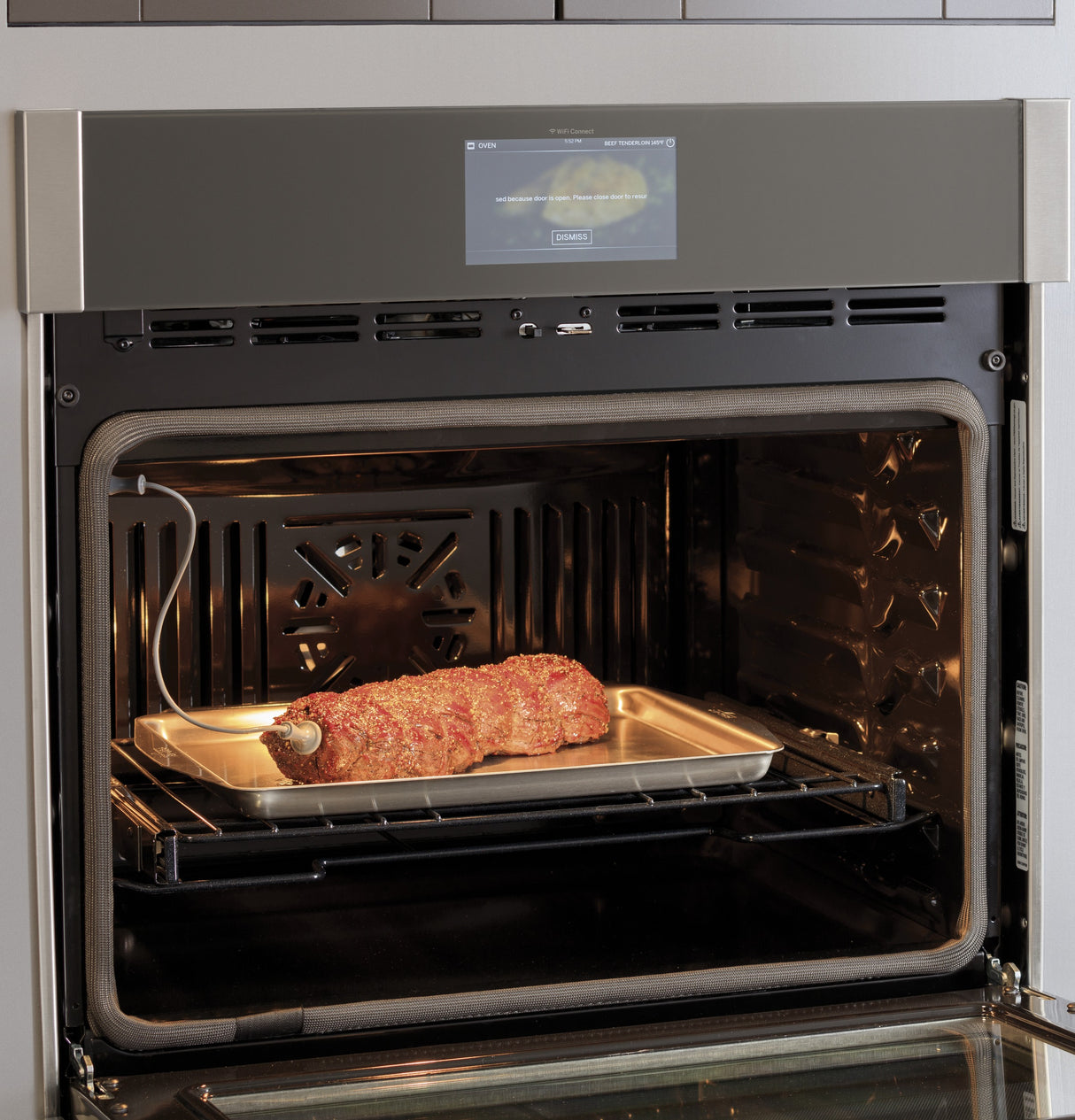 GE Profile(TM) 30" Smart Built-In Convection Single Wall Oven with No Preheat Air Fry and Precision Cooking - (PTS7000BNTS)