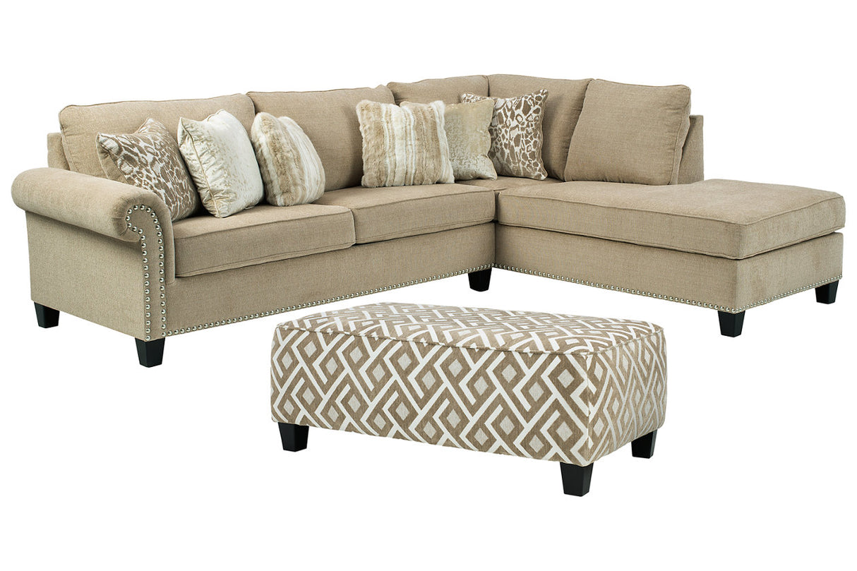 Dovemont 2-piece Sectional With Ottoman - (40401U1)