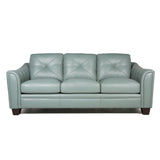 Modern Tufted Leather Sofa