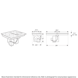 GE Profile(TM) 30" Downdraft Electric Cooktop - (PP9830DRBB)