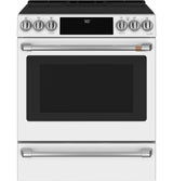 Caf(eback)(TM) 30" Smart Slide-In, Front-Control, Induction and Convection Range with Warming Drawer - (CHS900P4MW2)