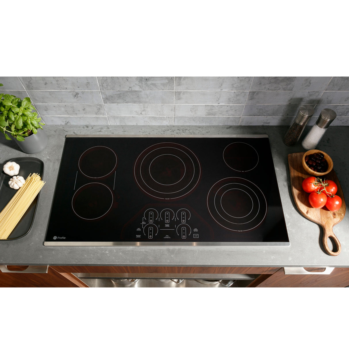 GE Profile(TM) 30" Built-In Touch Control Electric Cooktop - (PEP7030DTBB)