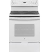 GE(R) 30" Free-Standing Electric Convection Range with No Preheat Air Fry - (JB735DPWW)