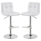 Lenny - Upholstered Adjustable Bar Stool (Set of 2)