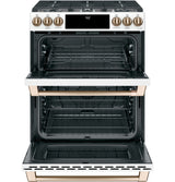 Caf(eback)(TM) 30" Smart Slide-In, Front-Control, Dual-Fuel, Double-Oven Range with Convection - (C2S950P4MW2)