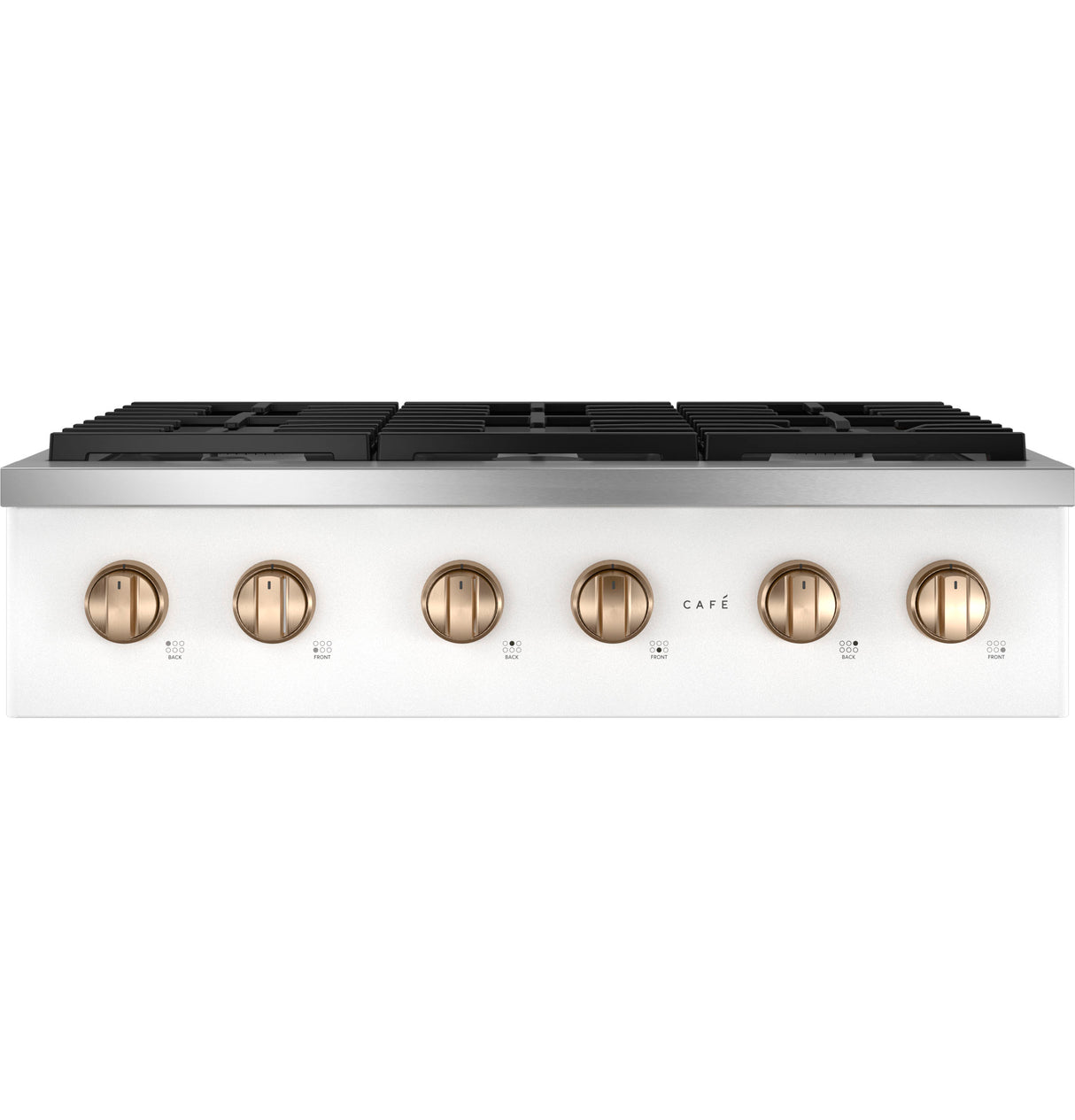 Caf(eback)(TM) 36" Commercial-Style Gas Rangetop with 6 Burners (Natural Gas) - (CGU366P4TW2)