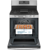 GE(R) 30" Free-Standing Gas Convection Range with No Preheat Air Fry - (JGB735SPSS)