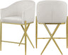 Xavier - Counter Stool with Gold Legs