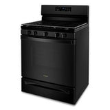 5.0 Cubic Feet Whirlpool Gas 5-in-1 Air Fry Oven - Black