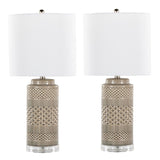 Casa - 21" Ceramic Table Lamp (Set of 2)