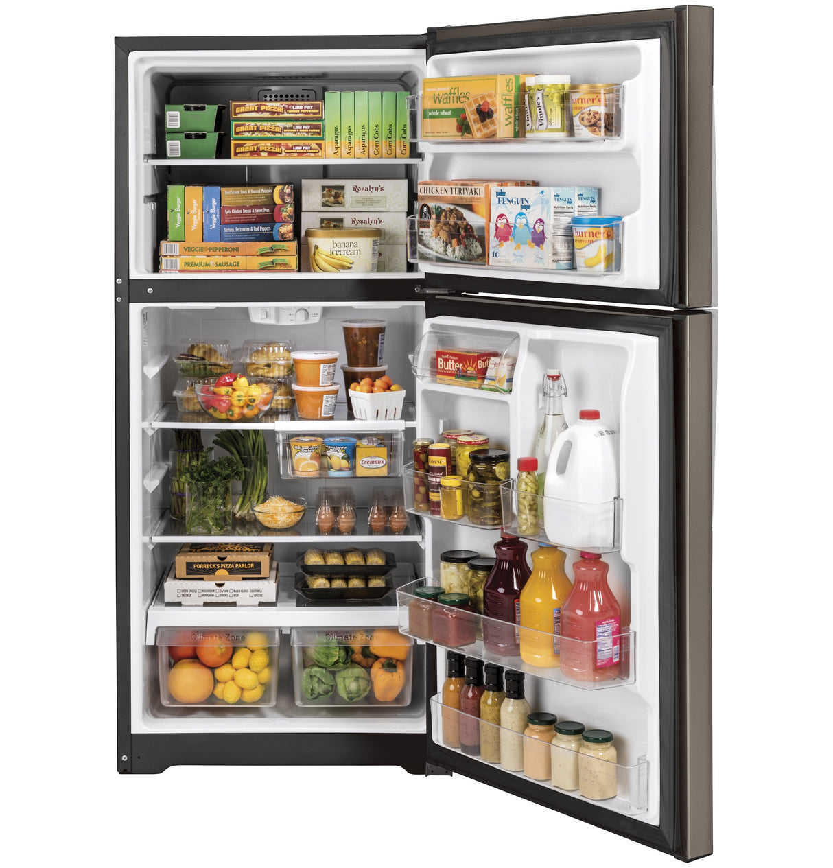 GE(R) 21.9 Cu. Ft. Top-Freezer Refrigerator - (GTS22KMNRES)