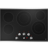 GE(R) 30" Built-In knob Control Electric Cooktop - (JEP5030STSS)