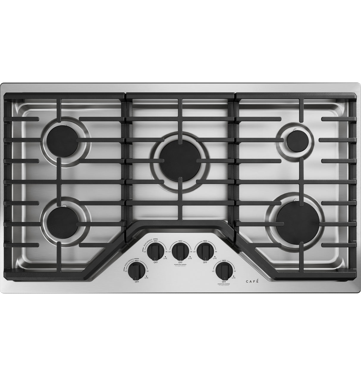 Caf(eback)(TM) 36" Gas Cooktop - (CGP70362NS1)