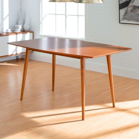 Mid-Century Modern Minimalist Dining Table - Acorn