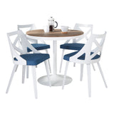 Dakota - Charlotte Dining Set - Antique Metal