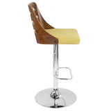 Trevi - Mid Century Modern Adjustable Barstool With Swivel