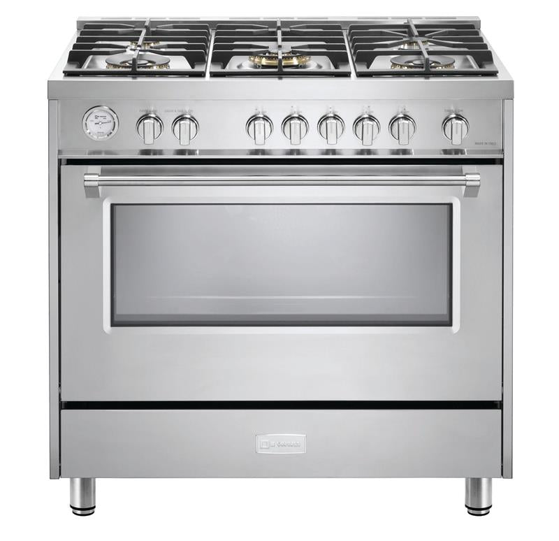 Designer 36" Gas Single Oven Range - Stainless Steel - (VDFSGG365SS)