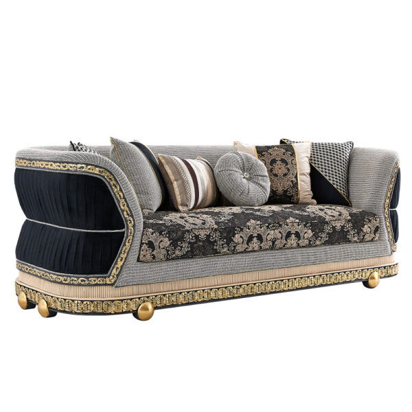 HD-9013 - Sofa - Black / Gray