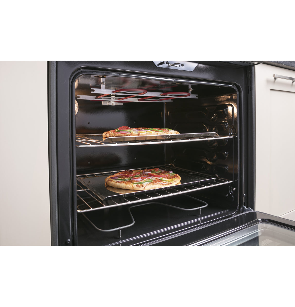 GE(R) 30" Slide-In Electric Range - (JS645SLSS)