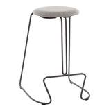 Finn - Counter Stool - Grey Steel Base (Set of 2)