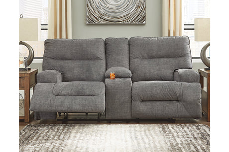 Coombs Reclining Loveseat With Console - (4530294)
