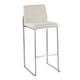 Fuji - High Back Upholstered Barstool Set