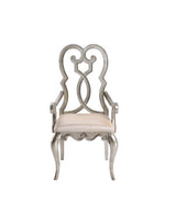 Esteban - Chair (Set of 2) - Ivory Velvet & Antique Champagne Finish