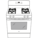 GE(R) 30" Free-Standing Gas Range - (JGB635DEKWW)