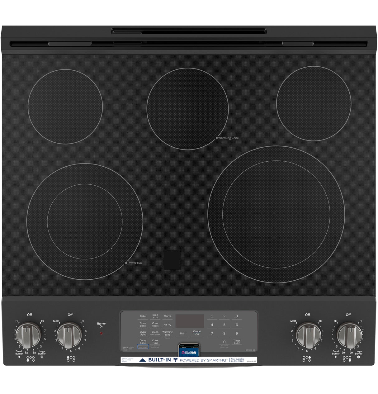 GE(R) 30" Slide-In Electric Convection Range with No Preheat Air Fry - (JS760FPDS)