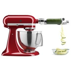 Artisan Series Tilt-Head Stand Mixer With Premium Accessory Pack - Candy Apple Red