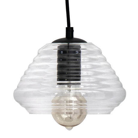 Torus - Triangle Industrial Pendant - Clear