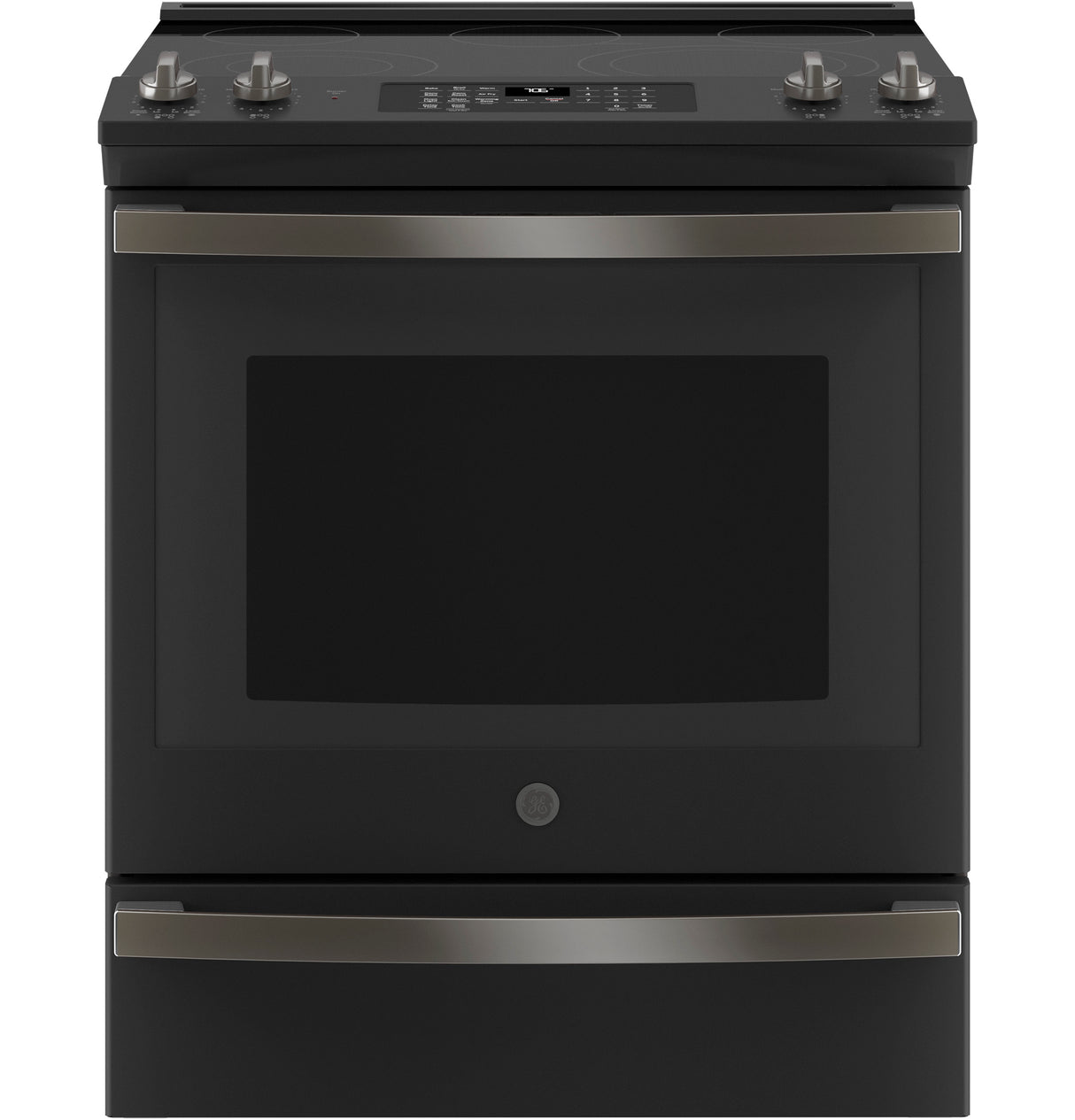 GE(R) 30" Slide-In Electric Convection Range with No Preheat Air Fry - (JS760FPDS)