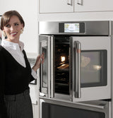 Caf(eback)(TM) Professional Series 30" Smart Built-In Convection French-Door Single Wall Oven - (CTS90FP2NS1)