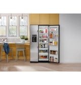 GE(R) 25.3 Cu. Ft. Side-By-Side Refrigerator - (GSS25GGPCC)